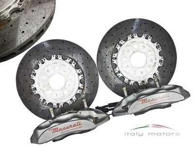 Original Maserati Gran Turismo MC Stradale Bremsscheiben Sättel Hinten Ceramic