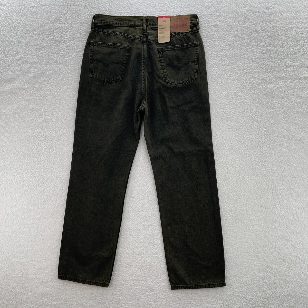 Levis 565 '97 Jeans Mens 33x32 Green Loose Straight Denim Y2K