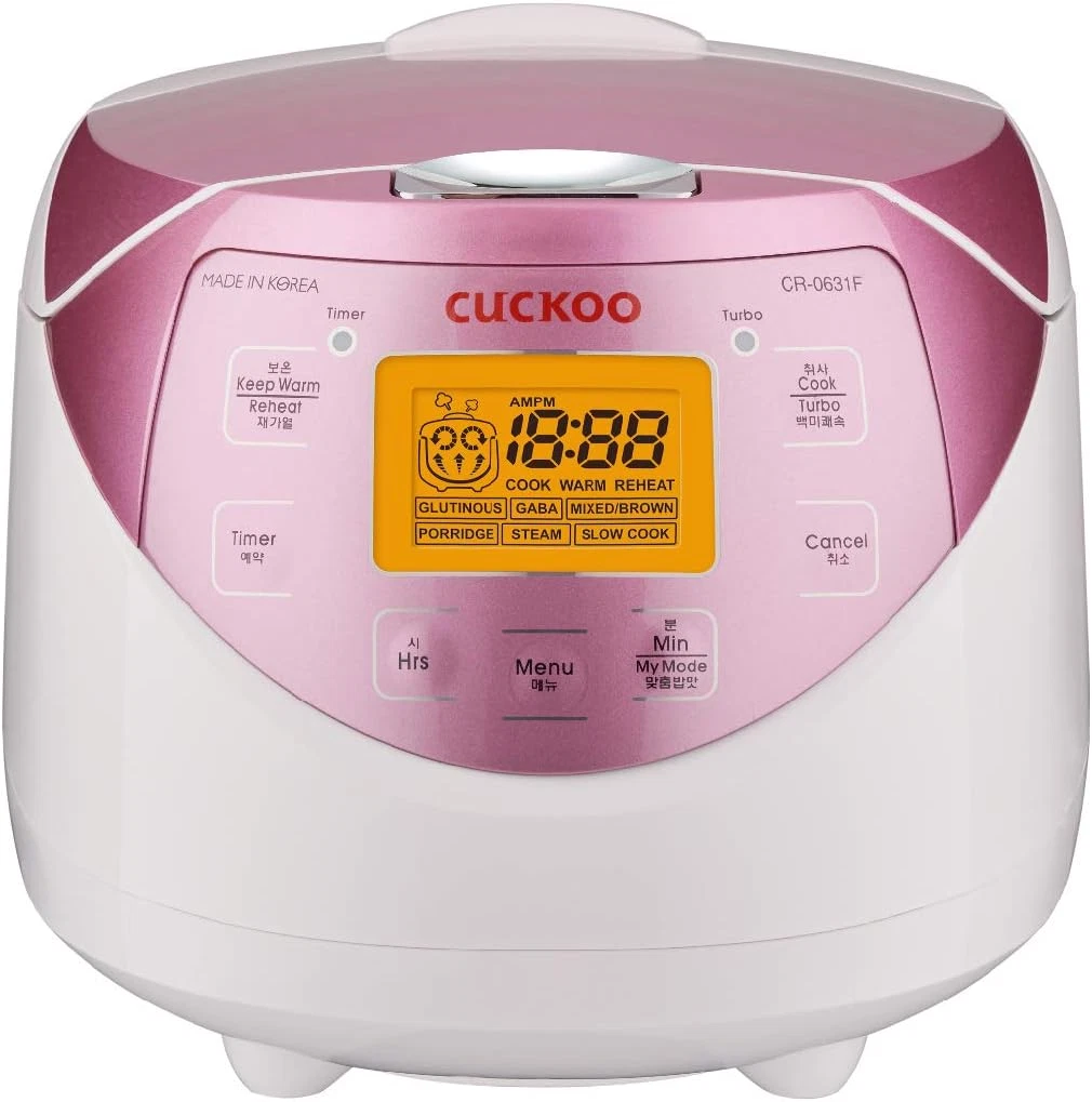 Olla arrocera micom 6 tazas antiadherente 7 modos pantalla lcd limpieza auto