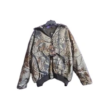 New Red Head Silent Hide Hooded Camouflage Hunting/ All Season Jacket  Large 