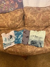 CARTERS BOYS PAJAMA TOPS SIZE 14 SUNG FIT SET OF 4 TOPS