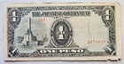 Philippines Japanese Invasion Money 1 Peso 1940's Block 22
