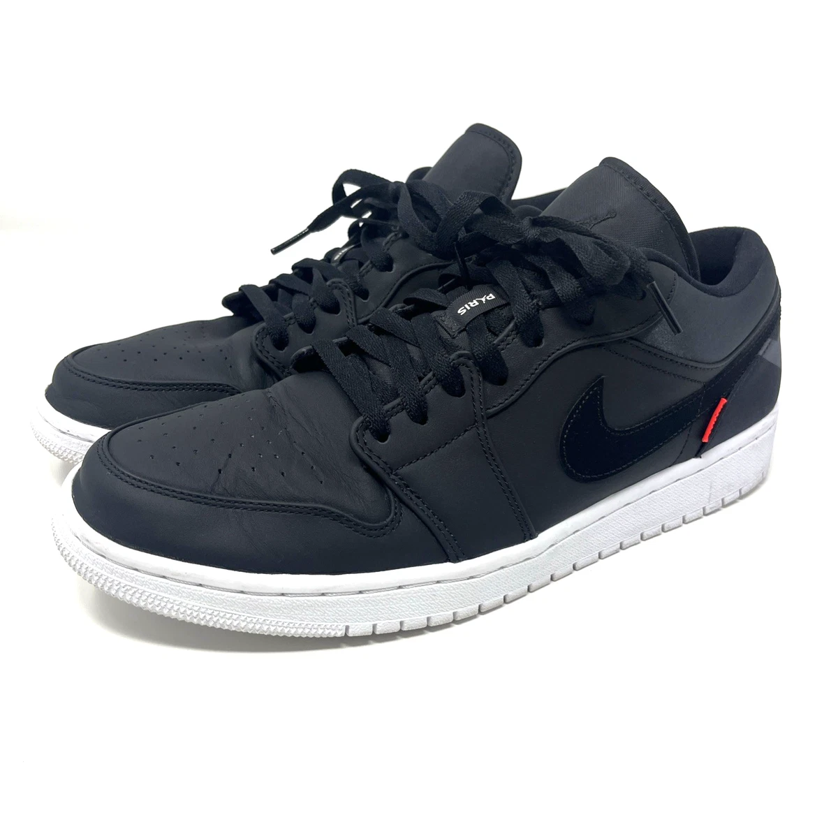 Paris Saint-Germain x Air Jordan 1 Low Black | eBay