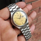 Seiko SKXN99 1993 White Linen Sunburst Dial Retro Ultra Rare Vintage JDM Auto SS