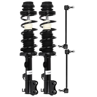 For 2012-2019 Nissan Versa Note Front Struts w/ Coil Spring Sway Bar Links Kit