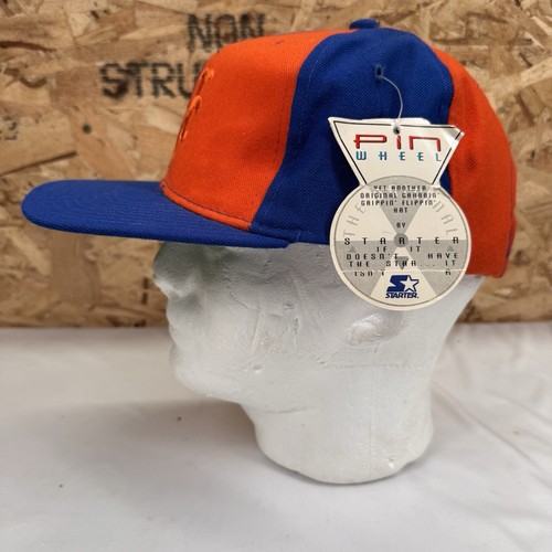 Vintage 90s Pinwheel Starter NY Mets SnapBack Very Rare! 100% Wool - Picture 3 of 6