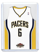 Lance Stephenson Rookie Team Threads Basketball 2010-11 Panini Card #27 Die Cut. rookie card picture