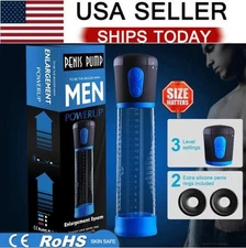 Vacuum Penis Pump for Male ED Enhancement Erectile Enlargement Penis Enlarger BG