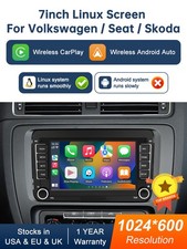7 "Stereo Linux Touch Screen Radio For VW Volkswagen Golf Seat Skoda MK5 MK6 MK7