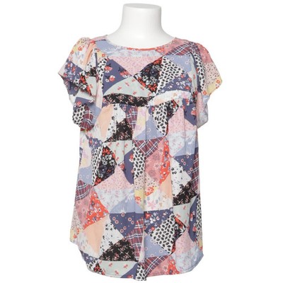 Gap, Bluse, Größe: M, Mehrfarbig, Blumen, Damen #B55