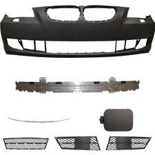 Set Kit Stoßstange vorne für BMW 5er E60 E61  Bj. 07-10 Alu Träger+Grill+Zubehör