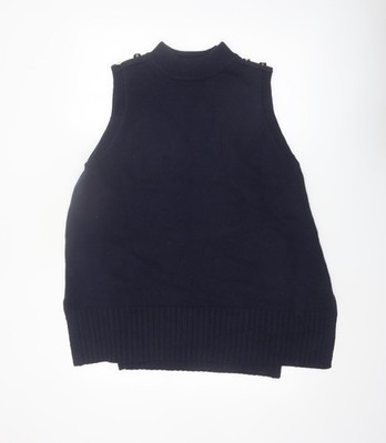 Blaue Weste Pullover Damen UK Größe M River Island