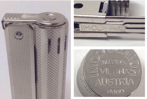 OLD STOCK ORIGINAL IMCO LIGHTER 6600 AUSTRIAN MADE TRIPLEX JUNIOR PETROL - Picture 1 of 12