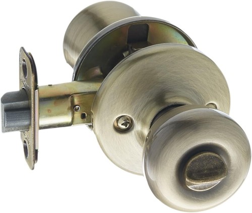 Kwikset Tylo Antik Messing Außen Eingang Türknopf mit - Bild 2 von 2