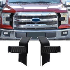 Glossy Black Front Bumper Headlight Grille Cover Trim Kits for 2015-20 Ford F150