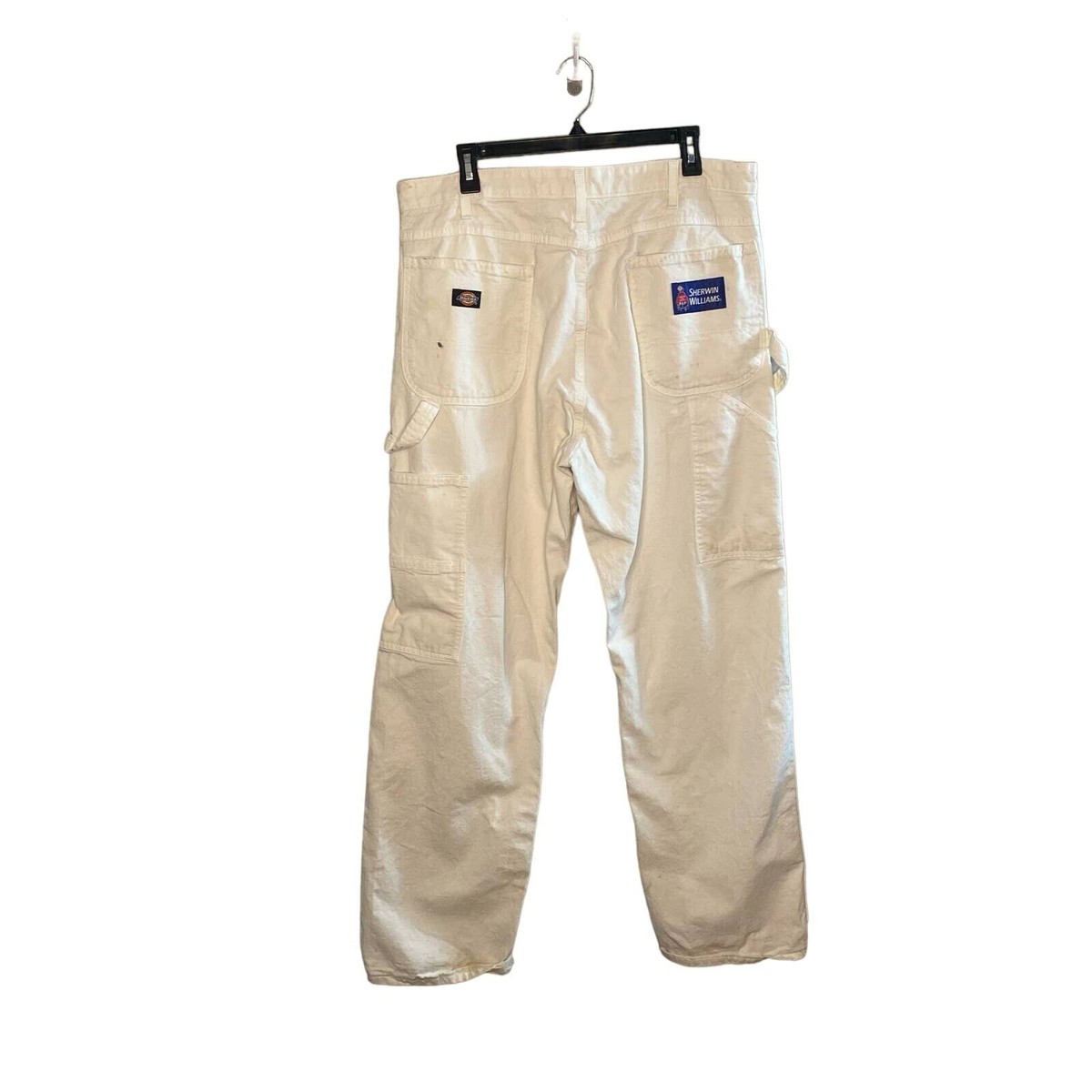 Dickies Sherwin Williams Painter Pants Men White Distressed