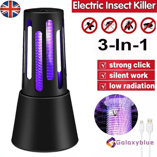 Mosquitera eléctrica insecto mosca plaga insecto zapper trampa UV L - Imagen 2 de 15