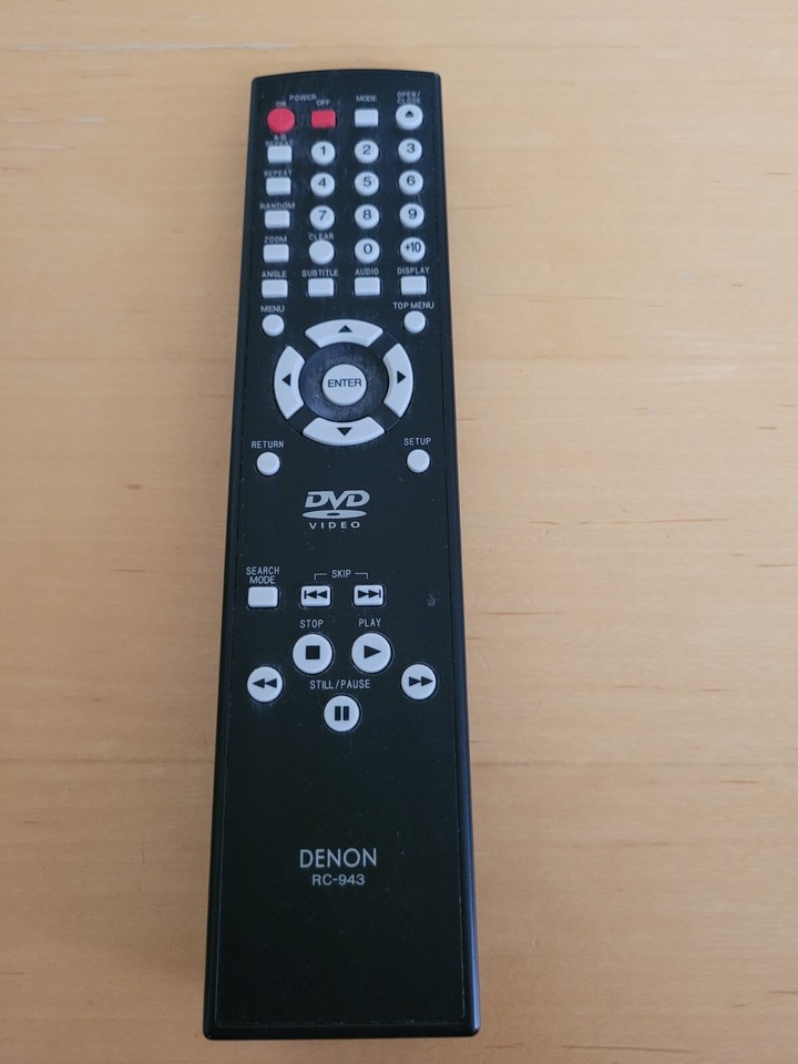 DENON DVD VIDEO PLAYER DVD910 WITH REMOTE AND HIGH END BRAIDED CABLES