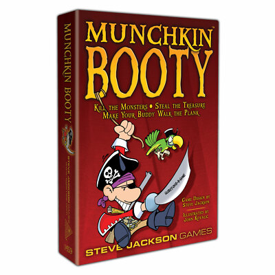 Munchkin Booty Revised Card Game Steve Jackson Games SJG 1459 Stand Alone
