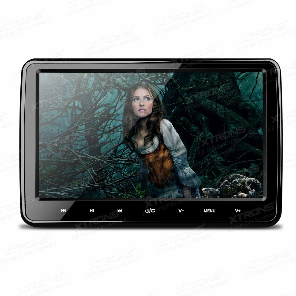 Xtrons 10.1" Car Headrest Pillow Monitor HDMI DVD Player Game HD TFT Screen - Image 2 of 4