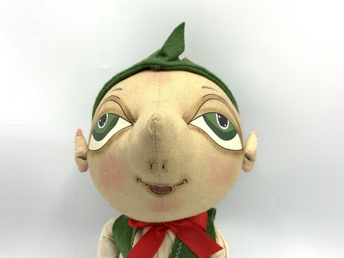 Gathered Traditions Christmas Elf Bartholomew Joe Spencer Soft Sculpture - Picture 2 of 4