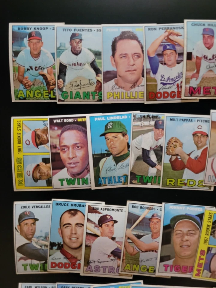 1967 年 Topps 棒球套装 - 86 不同 - Bobby Knoop | Tito Fuentes | 更多! — 第 3/4 张图片