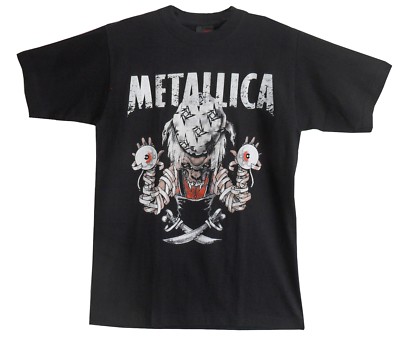 Metallica Men's T-Shirts Black Short Sleeves Eyeballs heavy metal band 