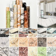 Self Adhesive Cabinet Wallpaper Oil-proof Waterproof Wall Sticker Kitchen Decor