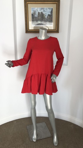 ZARA TRAFALUC COLLECTION RED LONG 