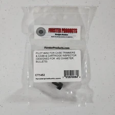 Forster - Case Trimmer Pilot #452 for "Original, Power, and Classic" (CT1452)