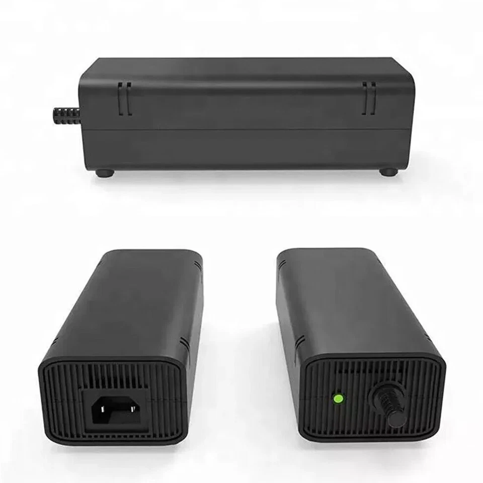 Power Supply for Xbox 360 E Console AC Adapter Plug Charger Brick Cable Cord - Image 4 of 4