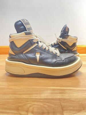 Rick Owens Drkshdw Converse TURBOWPN Black/White Size 10