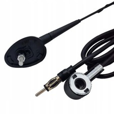 Universal Roof Car Antenna For Chevy/Shade/Kalos/Spark – 41cm Black Flexible Rubber Mast | AM/FM
