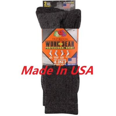 Calzini Crew Boots Corti Calzini Uomo Fruit Of The Loom - Confezione Da 6 Paia, Crew Corti, Controllo Odori, Taglia 6-12 Calzini Sportivi Anti-odore - Foto 5