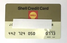 1970's SHELL Gasoline  Credit Card (Scarce / Vintage) Expired 1973 CONOCO