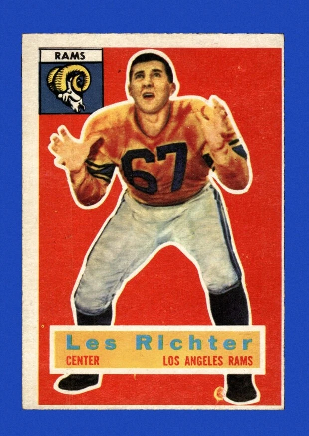 Les Richter trading card
