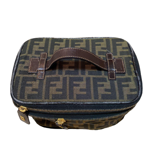 Fendi Vanity Pouch Zucca from Japan Black makeup pouch multi Fendi Vanity Pouch Zucca from Japan Black makeup pouch multi