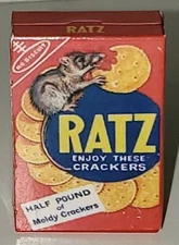 WACKY PACKAGES MINIS 3D PUNY PRODUCTS TOPPS RATZ CRACKERS OLD SKOOL SPOOF FOOD