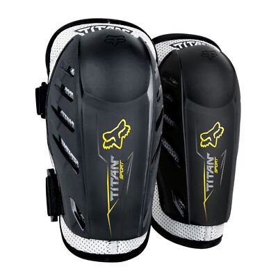 Ellenbogenschutz Ab Moto-Cross für Kind Fox Youth Titan Sport Elbow Guards Black