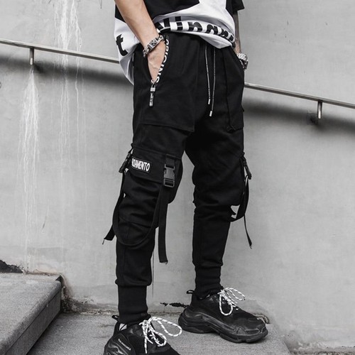 Niepce Matte Black Pants Relaxed Fit 