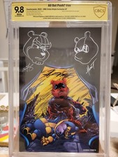 All Out Pooh Final Fate Virgin 3x Signed 2x Sketch George Perez (AP) 5 comic cover