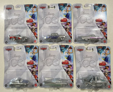 NEW 2023 DISNEY 100 YEARS Pixar CARS The Movie SILVER Series Full Set 6