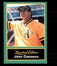 1989 CMC Jose Canseco #1 Jose Canseco Oakland Athletics