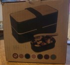 Umami Adult Bento Box with Bamboo Lid, Utensils & Sauce Jars - Leakproof, Microw — photo 7