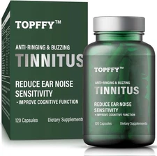 Tinnitus Relief for Ringing Ears Supplement - 120 Capsules