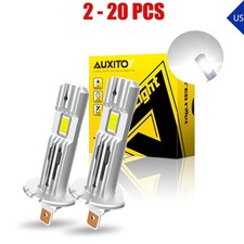 2-20x H1 Led Headlight Drl Bulb Canbus Hi Lo Beam 40000lm Super Bright Auxito Gf
