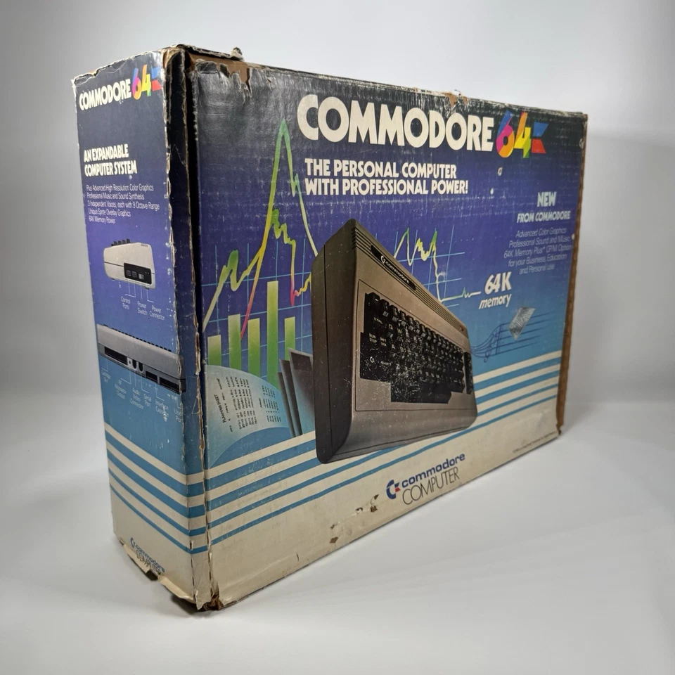 Commodore 64 C64 Computer In Box w Power Supply & 1660 Modem - UNTESTED Turns On - Image 2 of 4