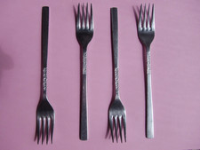 Viners LOVE STORY: Four Dessert, Pudding Forks (18.5cm) - Really Super Condition