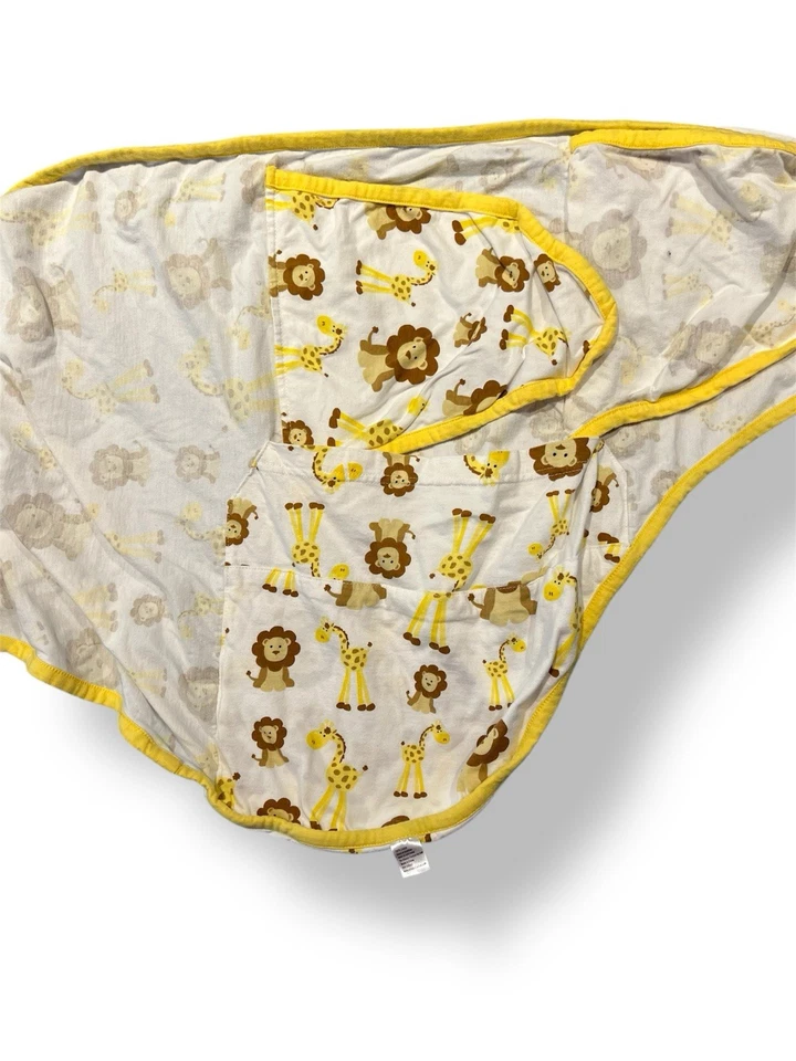 Large Cotton Safari Themed Swaddle, Excellent condition, Washed Never Used  - Image 3 of 4