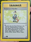 LP Pokemon Trader Pokemon-Handler 77/102 German 1st Edition Base Set